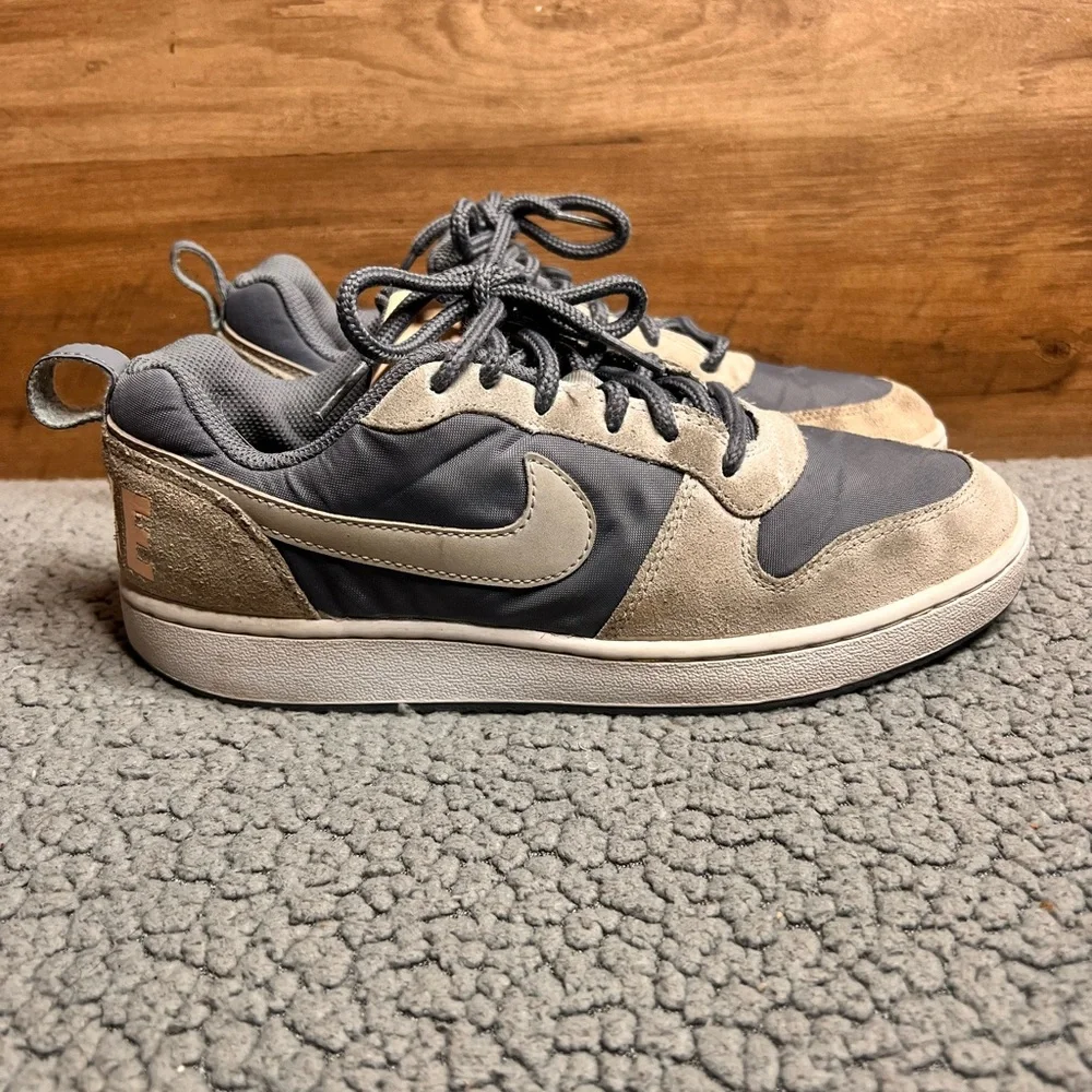 Nike Court Borough Premium Low Armory Blue And Gray Women’s Size‎ 8 861533-400